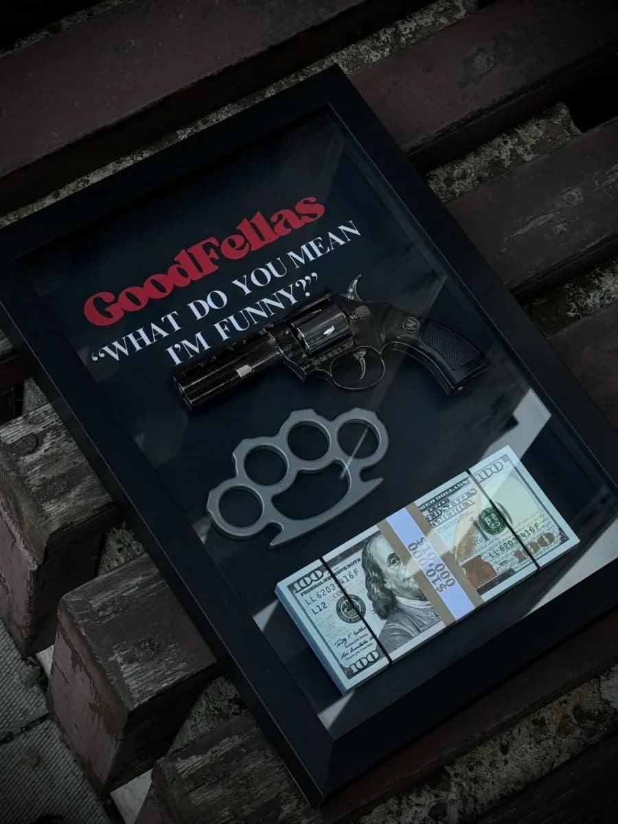 GoodFellas Frame — handmade in Tbilisi by Money Talks
